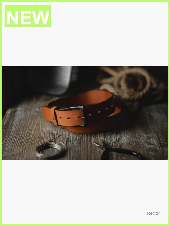 Outrider Bison Carry Black Belt | 1.5 Heavy Duty Full Grain Leather Belt 1.5\